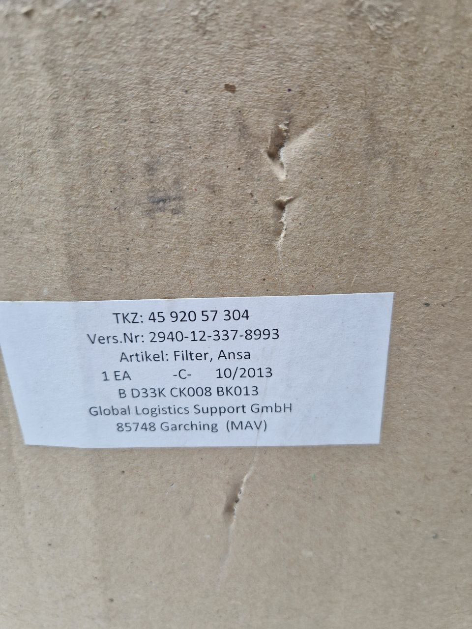 MAN FILTEREINSATZ 45 920 56 304 AND SEAL 23 145 33 121 (Request price)