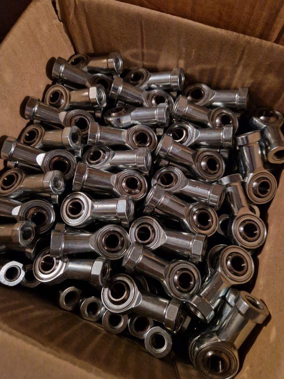 Fluro high-performance rod end GIXSW M10x1.25 MS bearing preloaded  (Request price)