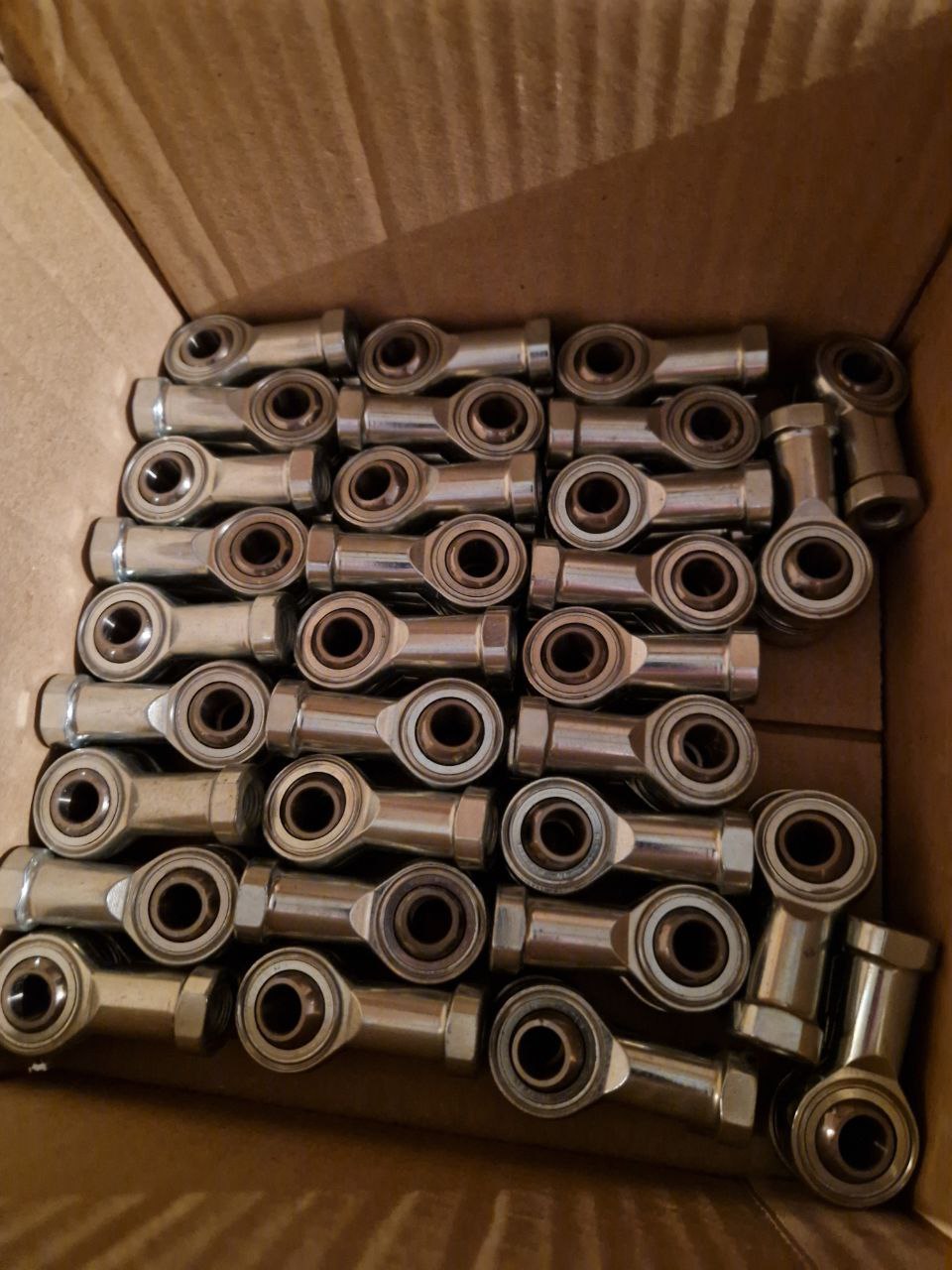 Fluro high-performance rod end GIXSW M10x1.25 MS bearing preloaded  (Request price)