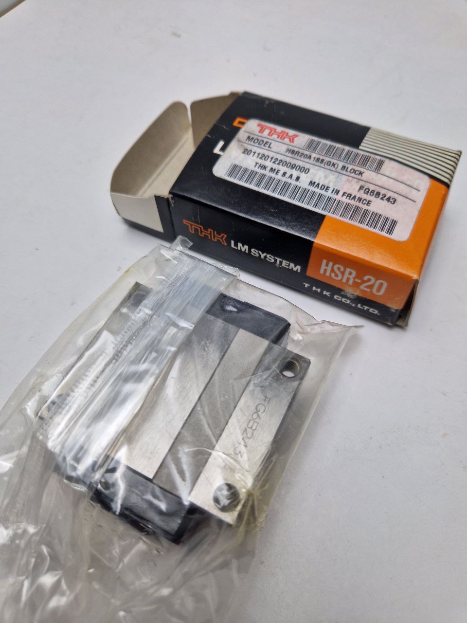 LINEAR GUIDE BLOCK HSR20A 188(GK) BLOCK, 201120122009000, FQ6B243, THK LM SYSTEM (Request price)
