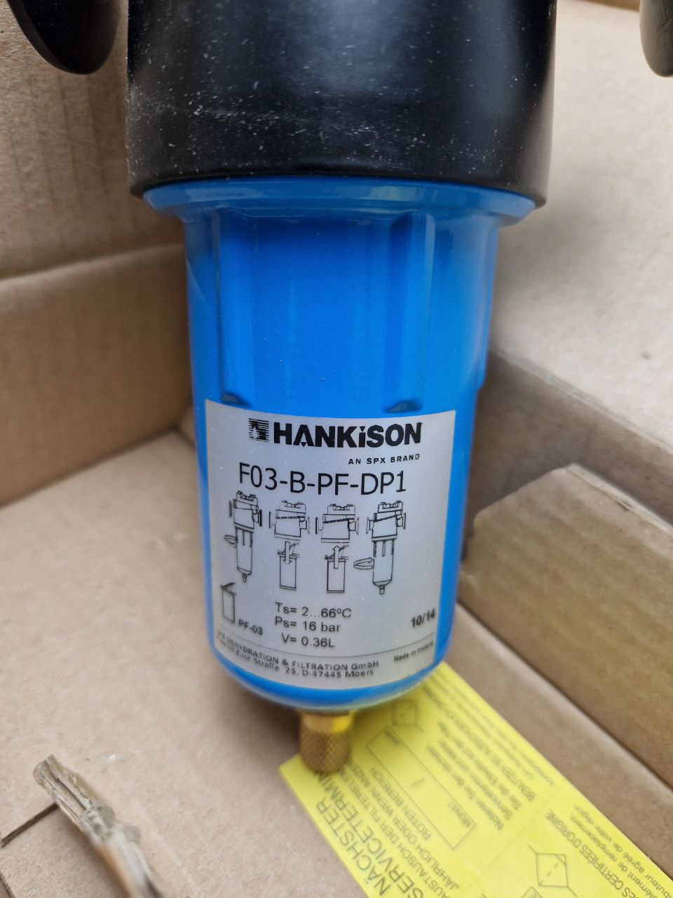 HIGH EFF.OIL FILTER HANKISON F03-B-HF-DP1; 60006703  (Request price)