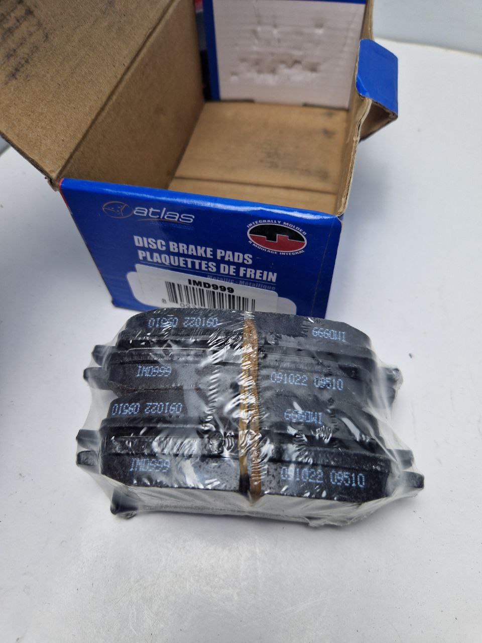 IMD 999 DISC BRAKE PADS "ATLAS" INTEGRALLY MOLDED 809225025016  (Request price)