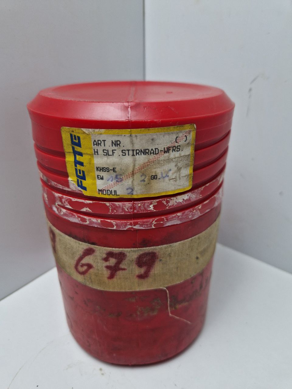 FETTE gear cutting tool 2119421 4 DIN 3968AA m2,25 L2 E <20° Stg <3°04' pz 14,1575, T808  (Request price)