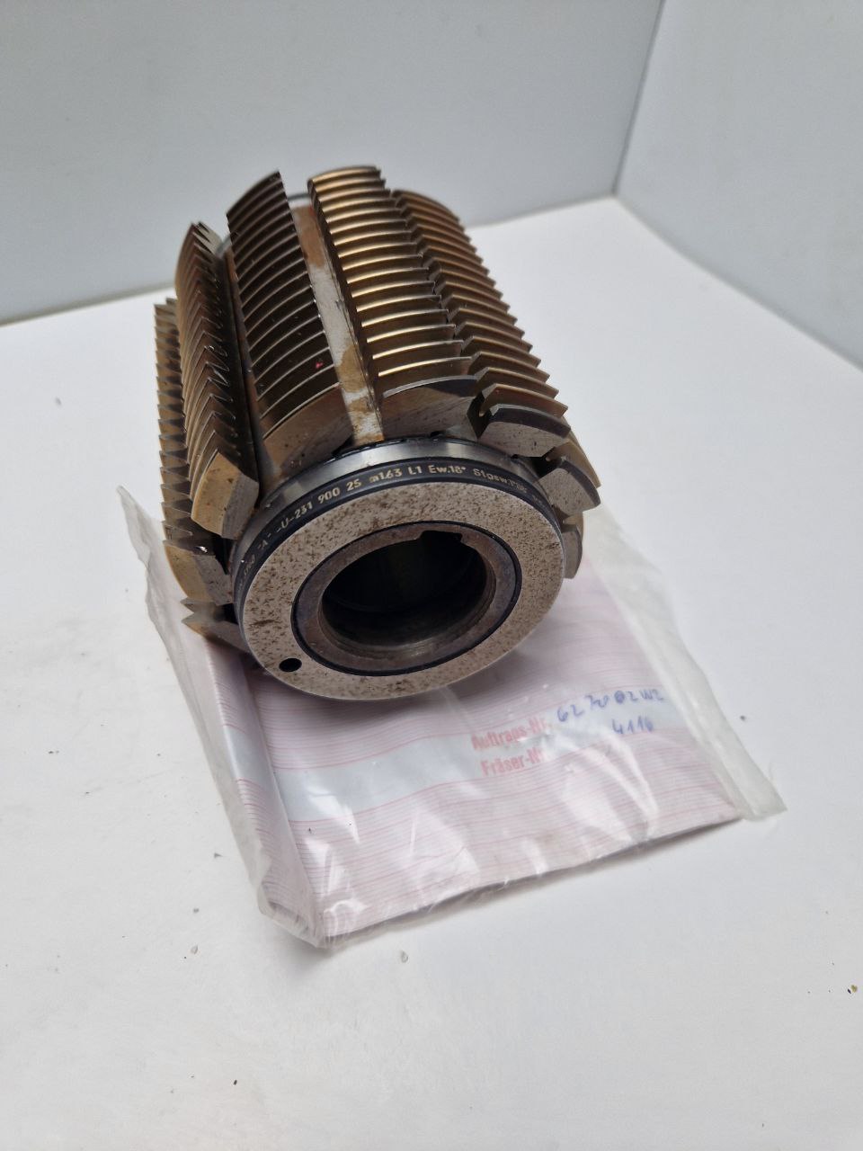 FETTE gear cutting tool 2255413, 41164 DIN 3968"A", m1,63 L1 Ew. <18° Stgsw. <1°08' pz 5,1218, U231, 900 25  (Request price)