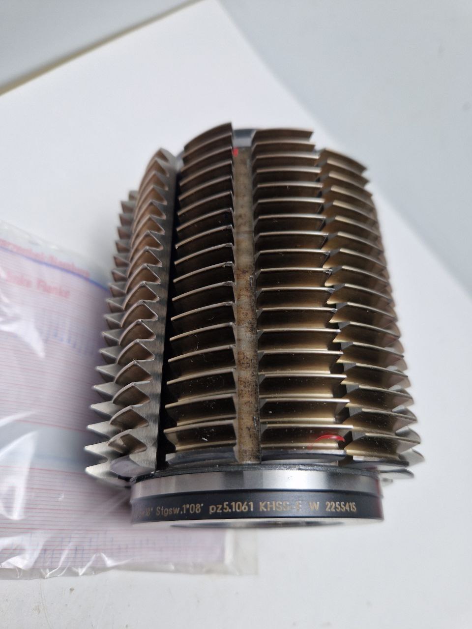 FETTE gear cutting tool 2255415, 4119, DIN 3968"A", m1,625 L1 Ew. <18° Stgsw. <1°08' pz 5,1061, U231, 900 29  (Request price)