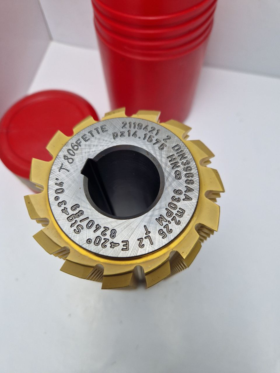 FETTE gear cutting tool 2119421 2, DIN 3968AA, m2,25 L2 E <20° Stg <3°04' pz 14,1575, T 806, HN... (Request price)
