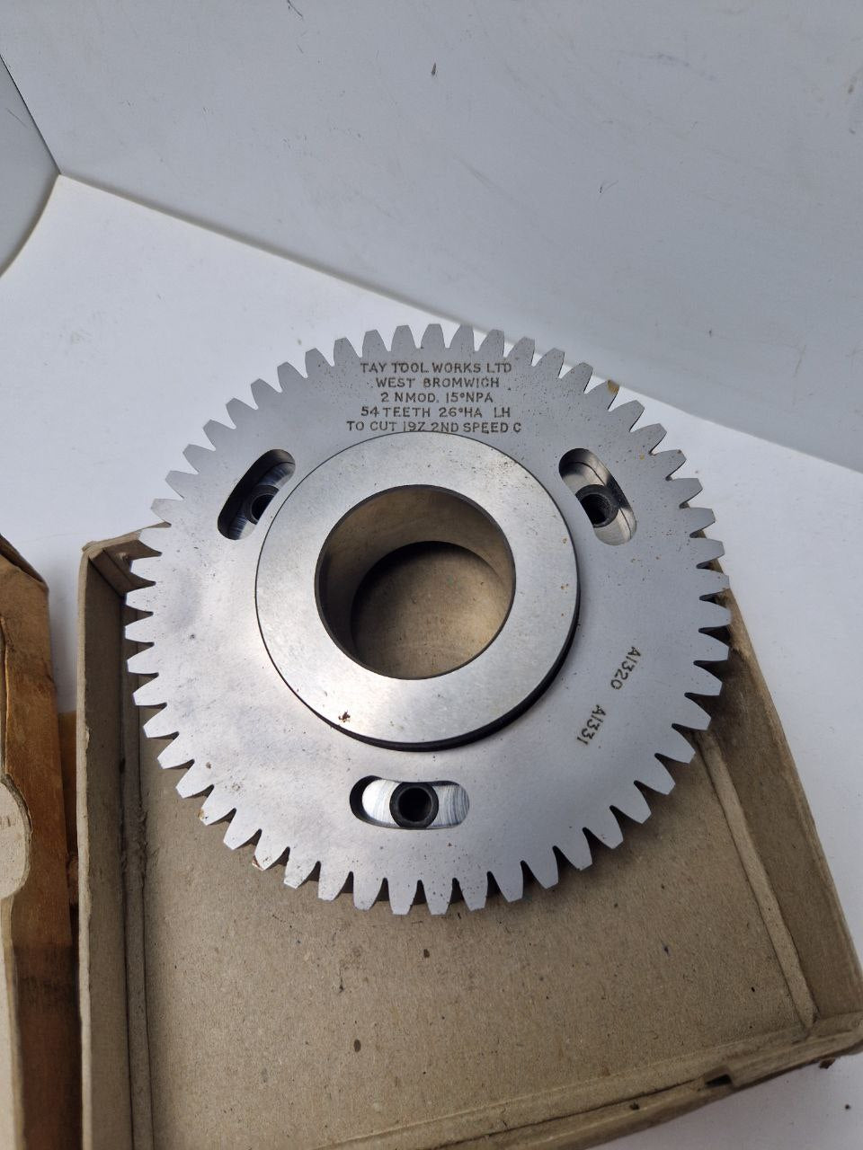 A1319 A1331 / A1320  A1331 , 15°NPA 54 TEETH 26°HA LH  TO CUT 19Z 2ND SPEED C, TAY TOOL WORKS LTD  (Request price)