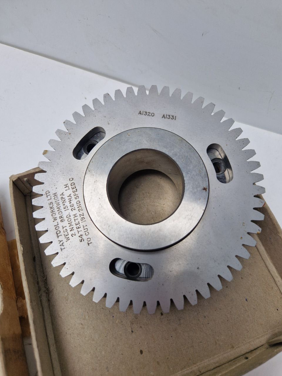 A1319 A1331 / A1320  A1331 , 15°NPA 54 TEETH 26°HA LH  TO CUT 19Z 2ND SPEED C, TAY TOOL WORKS LTD  (Request price)