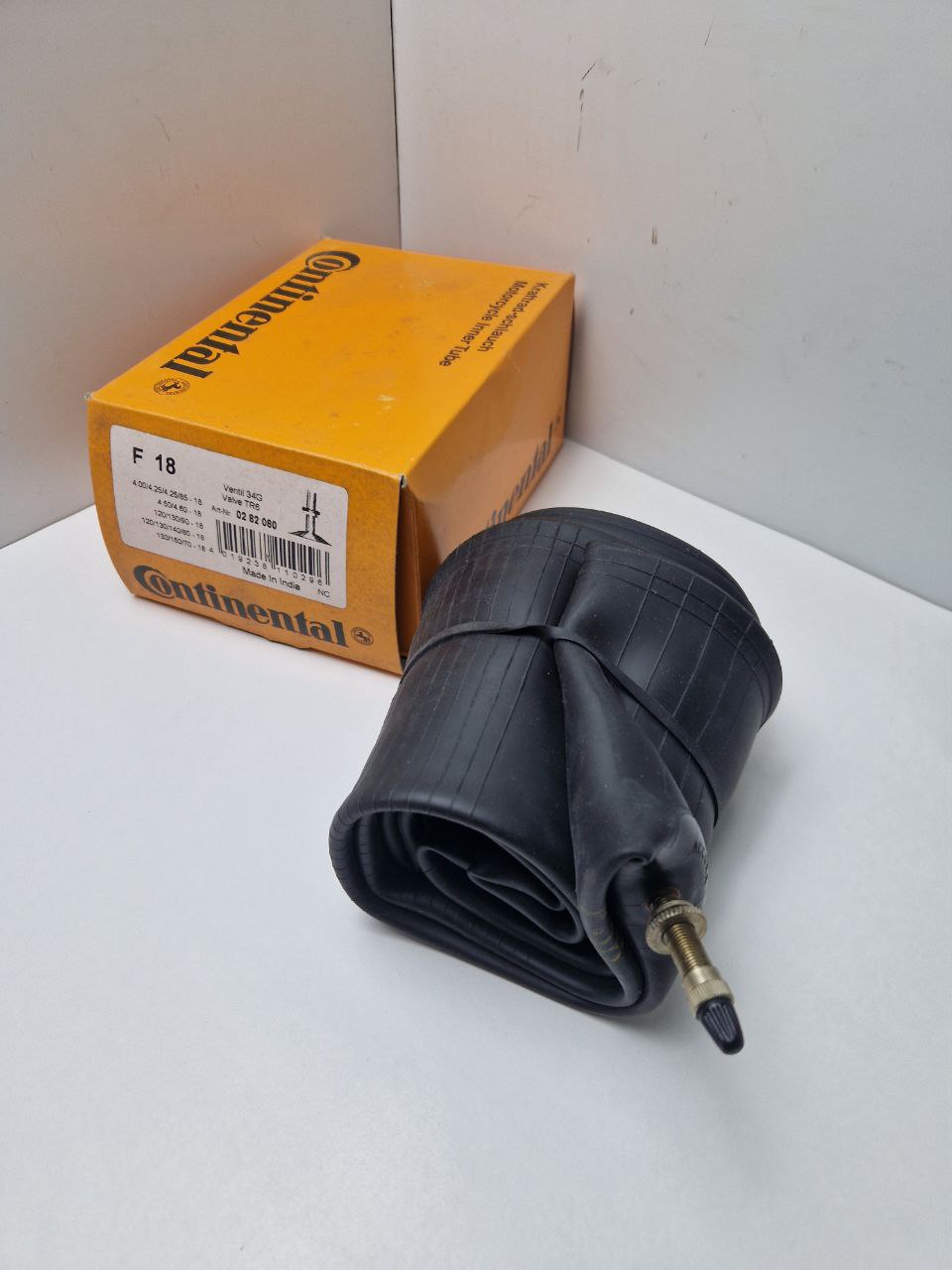 Motorcycle Inner Tube Continental F 18, Ventil 34G, Valve TR6 (Request price)