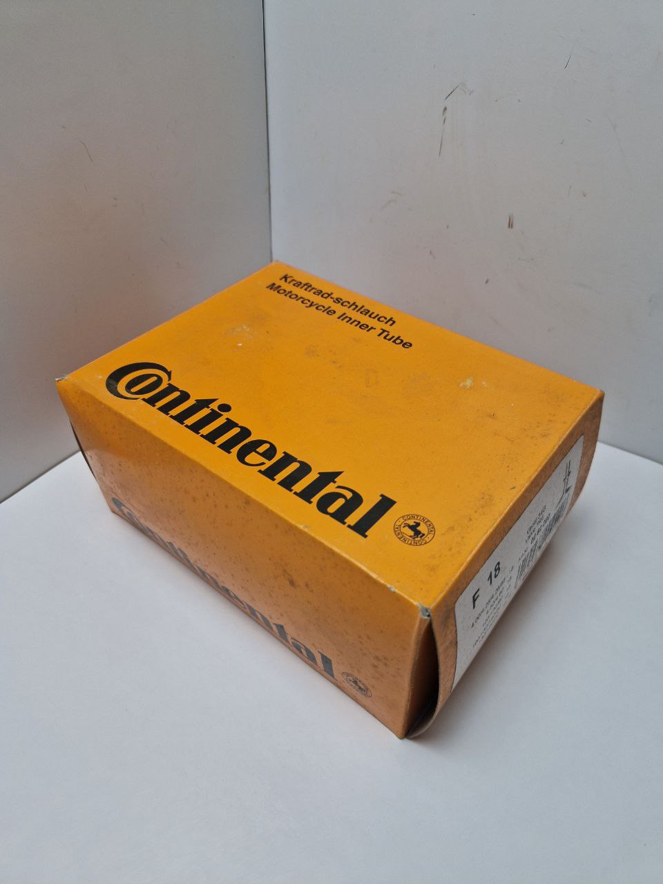 Motorcycle Inner Tube Continental F 18, Ventil 34G, Valve TR6 (Request price)