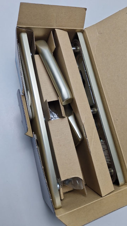 HOPPE aluminium security long plate change fitting for exterior/apartment doors Security fittings London 3673201  (Request price)