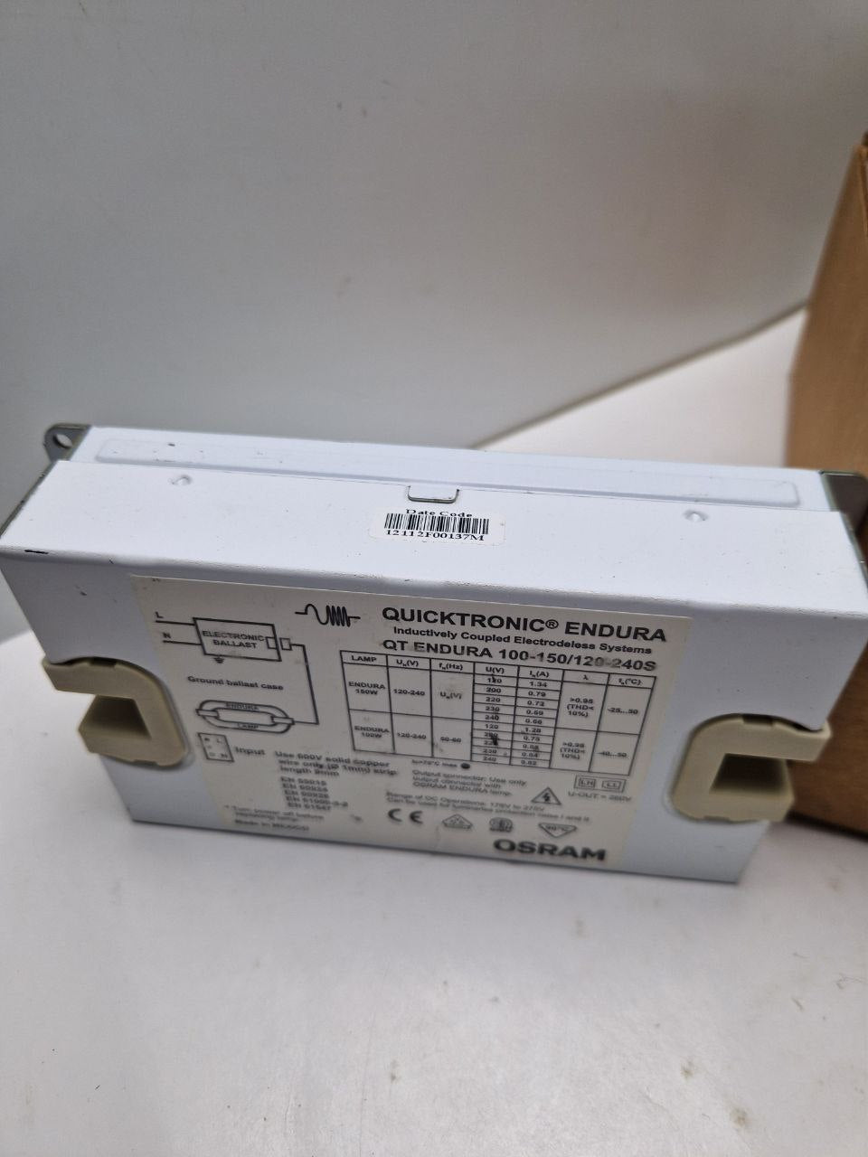 OSRAM QT ENDURA 100-150/120-240 S Electronic Ballast (Request price)