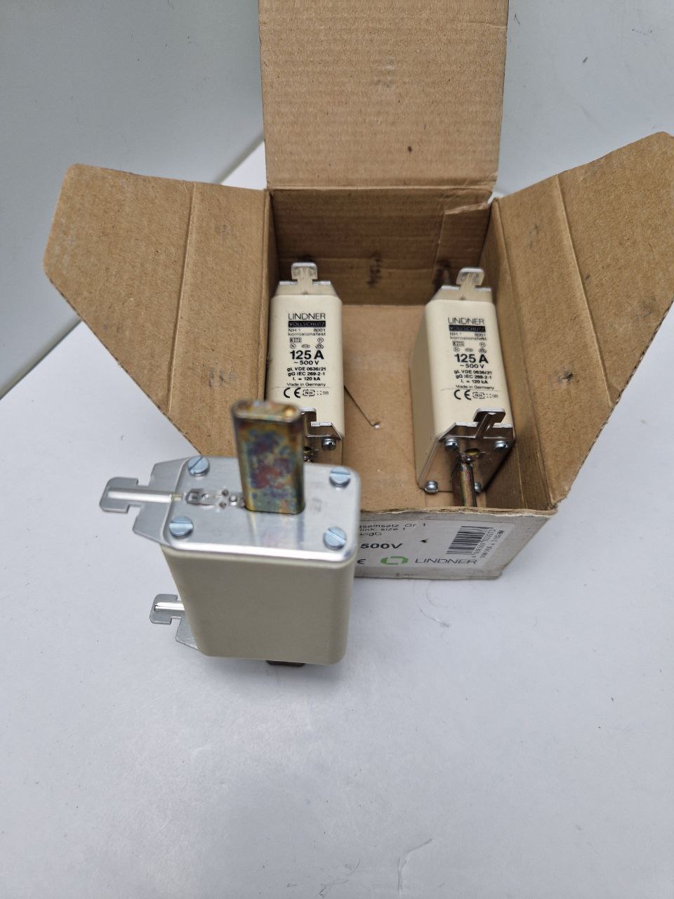 LINDNER 8001.1257 NN1 fuse link 125A 500V gl BE:3 (Request price)