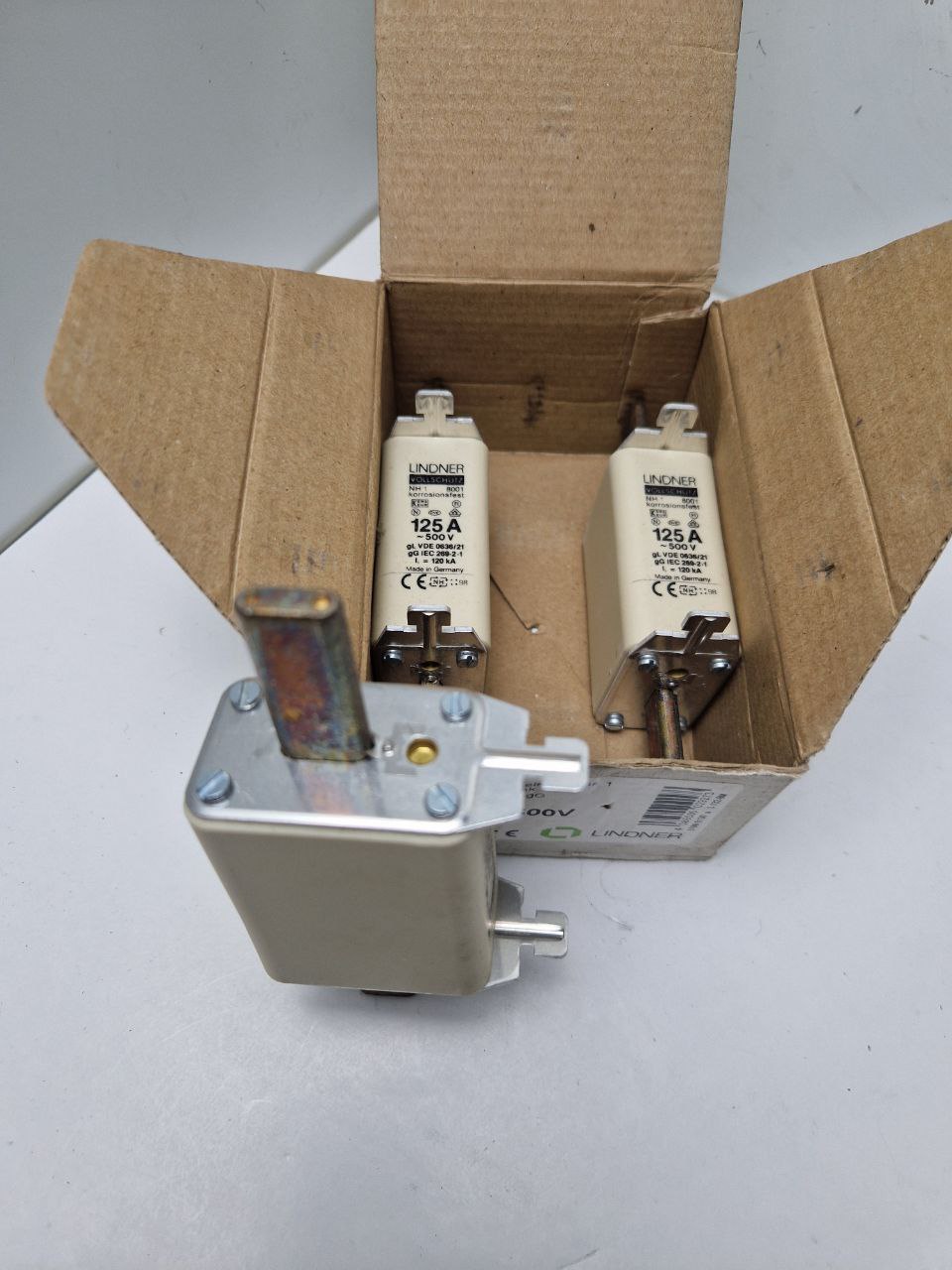 LINDNER 8001.1257 NN1 fuse link 125A 500V gl BE:3 (Request price)