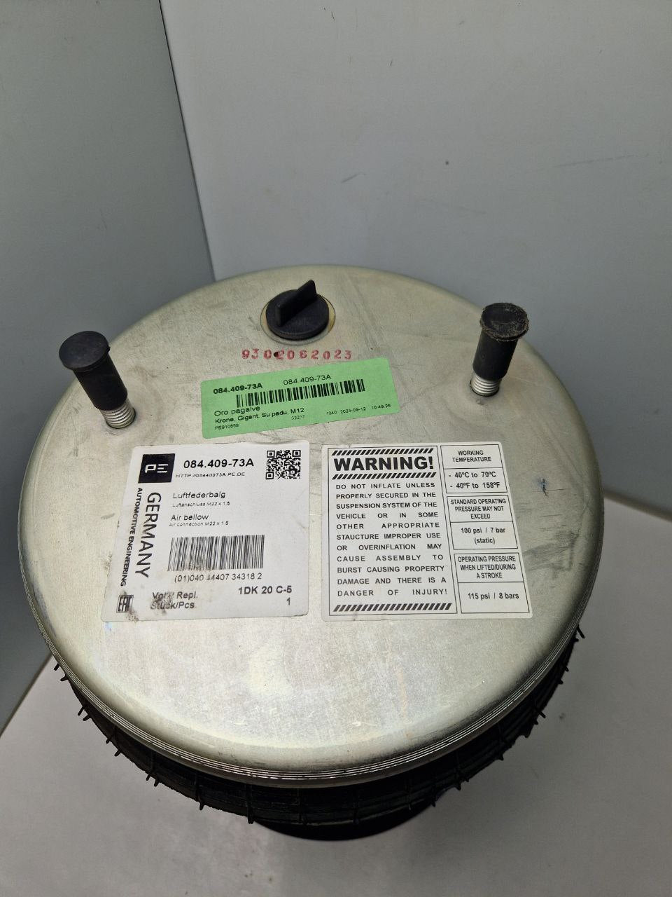 PE air spring bellows, air suspension 084.409-73A - 08440973A for 09 377 003 (Request price)