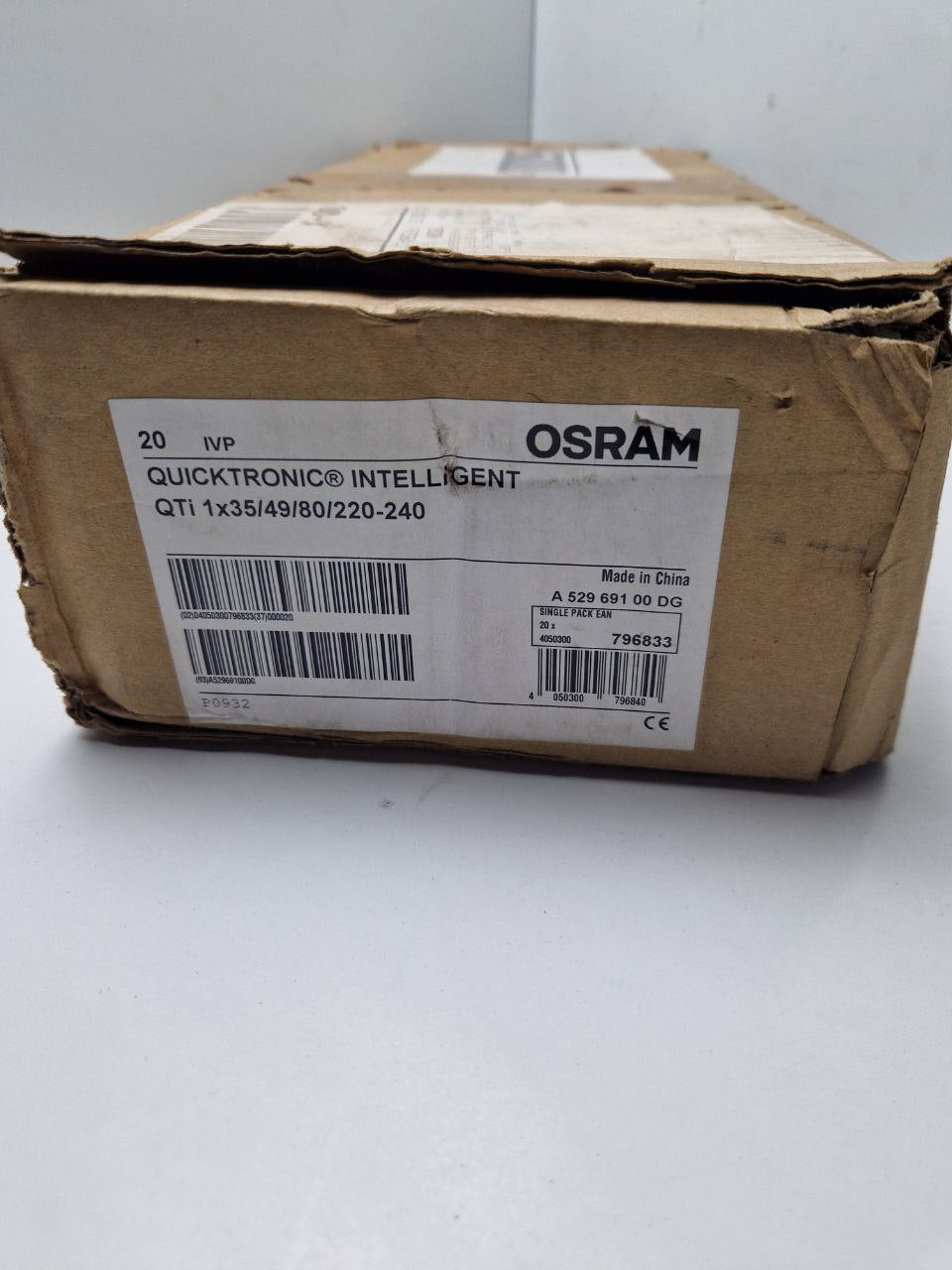 OSRAM ballast QUICKTRONIC® INTELLIGENT QTi 1x35/49/80/220-240, A 529 691 00 DG (Request price)