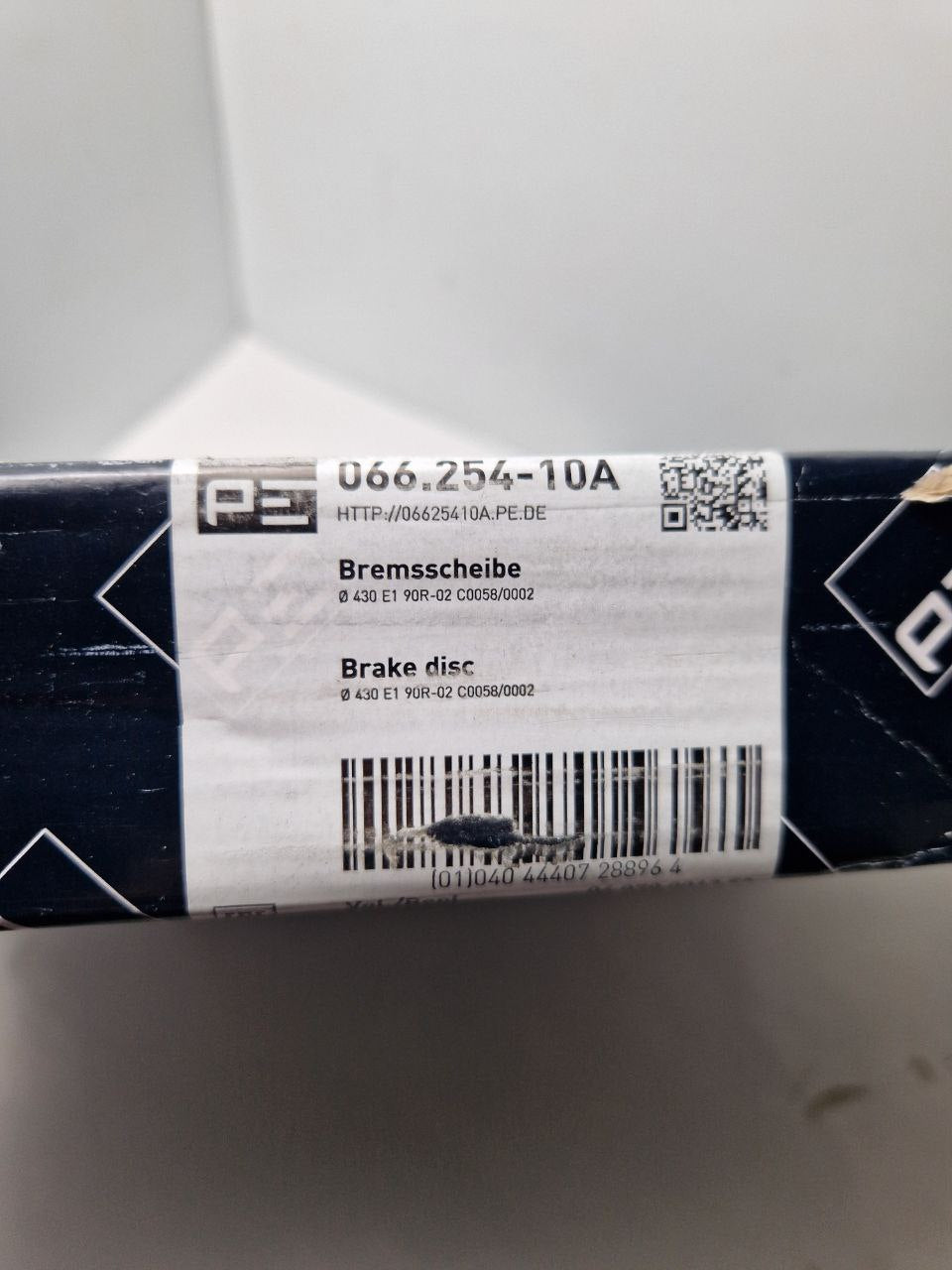 PE brake disc 066.254-10A - 06625410A for 6 604 093 (Request price)