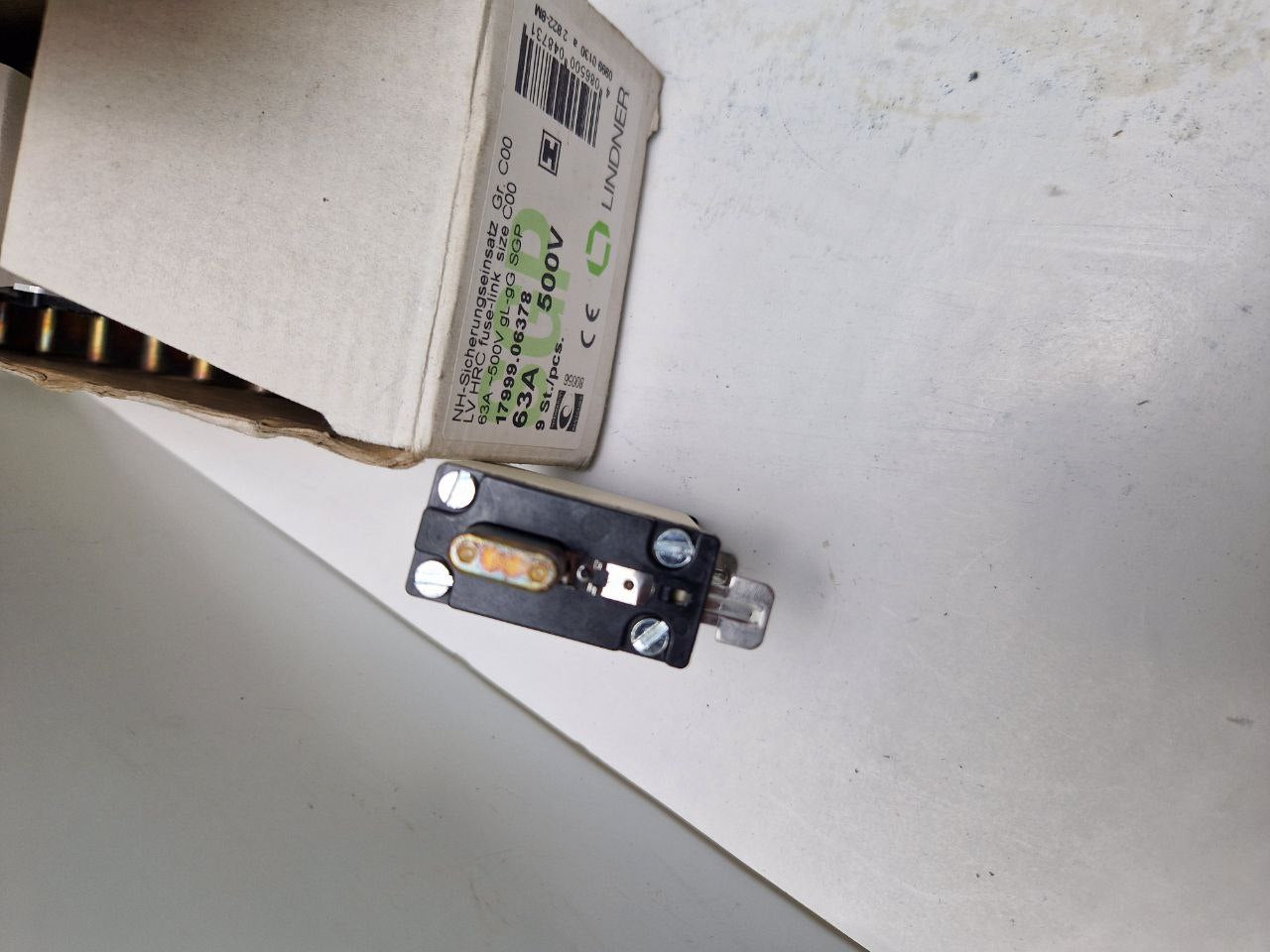 NH fuse-link size C00 LV HRC C00 63A-500V gL-gG SGP 17999.06378 LINDNER TM (Request price)