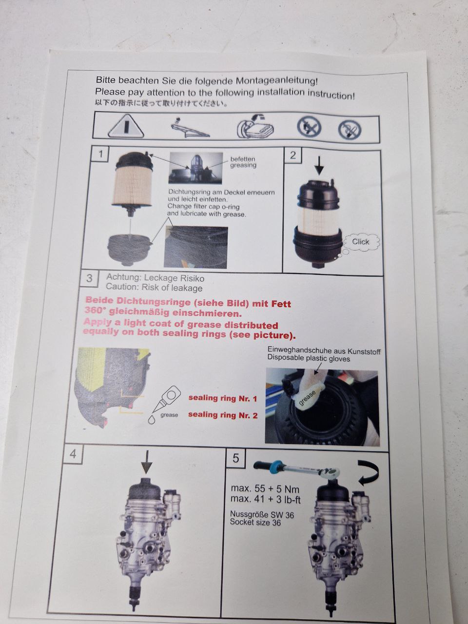 MAHLE ORIGINAL KX 400KIT fuel filter (Request price)