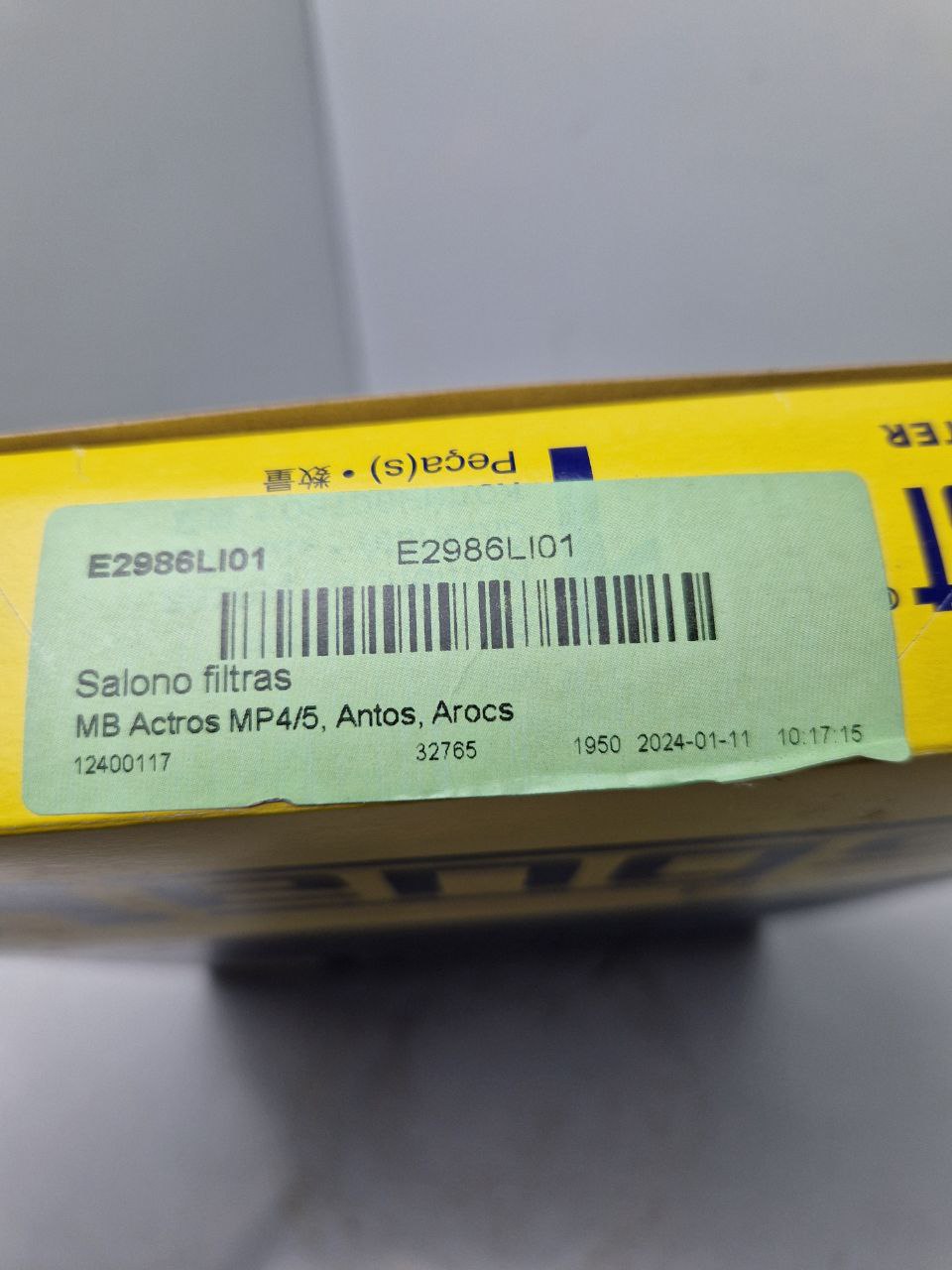 Cabin filter E2986L101 Hengst  (Request price)