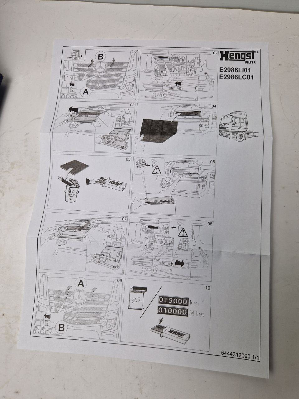 Cabin filter E2986L101 Hengst  (Request price)
