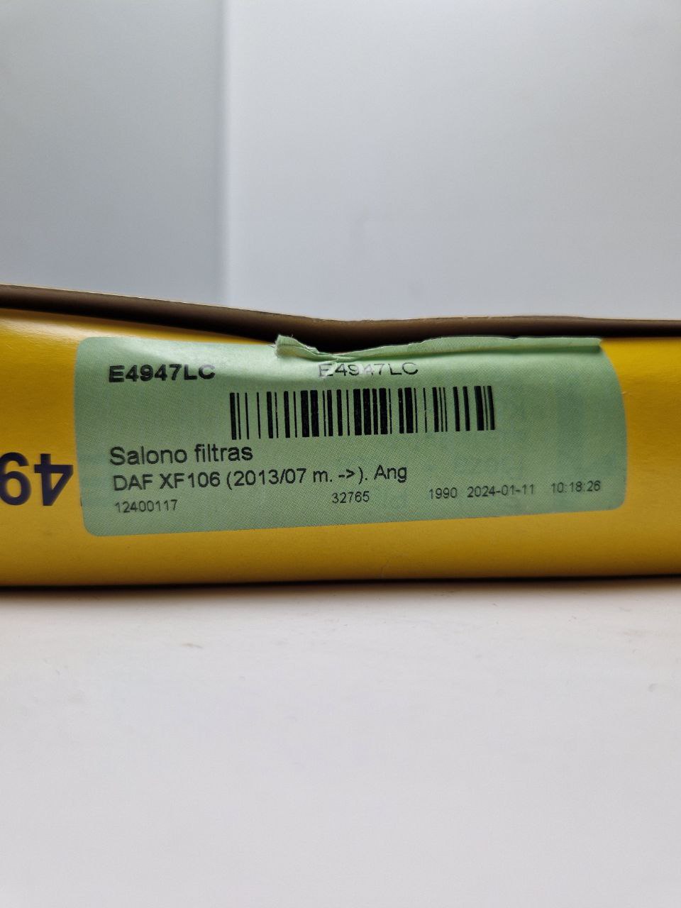 Cabin filter Hengst E4947LC  (Request price)