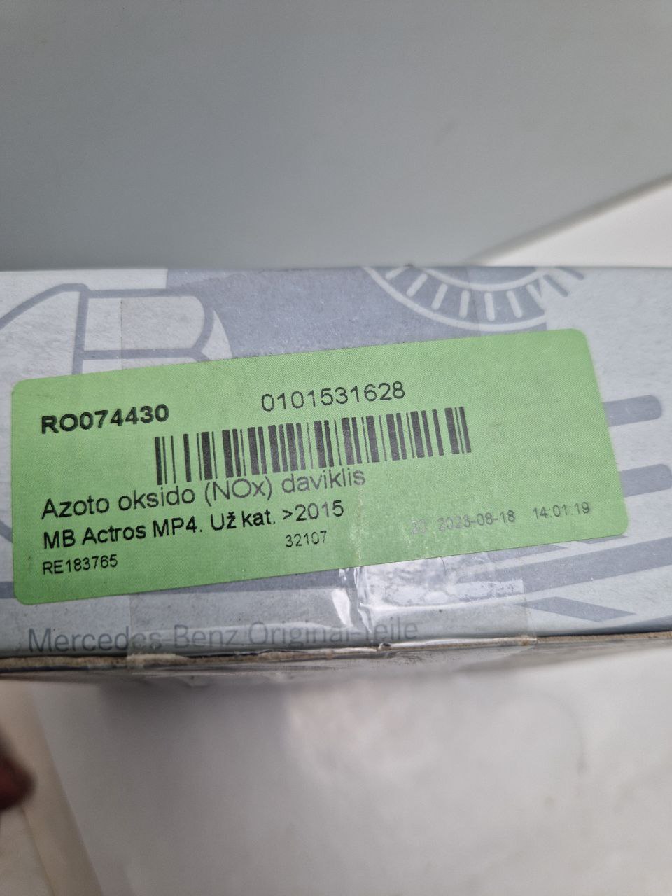 Nitrogen oxide (NOx)-SENSOR A 010 153 16 28 64 Mercedes-Benz Original Parts (Request price)