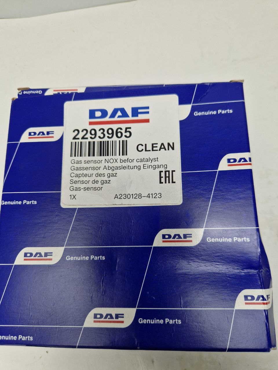 DAF 2293965 Nitrogen oxide (NOx) sensor befor catalyst, Genuine Parts  (Request price)