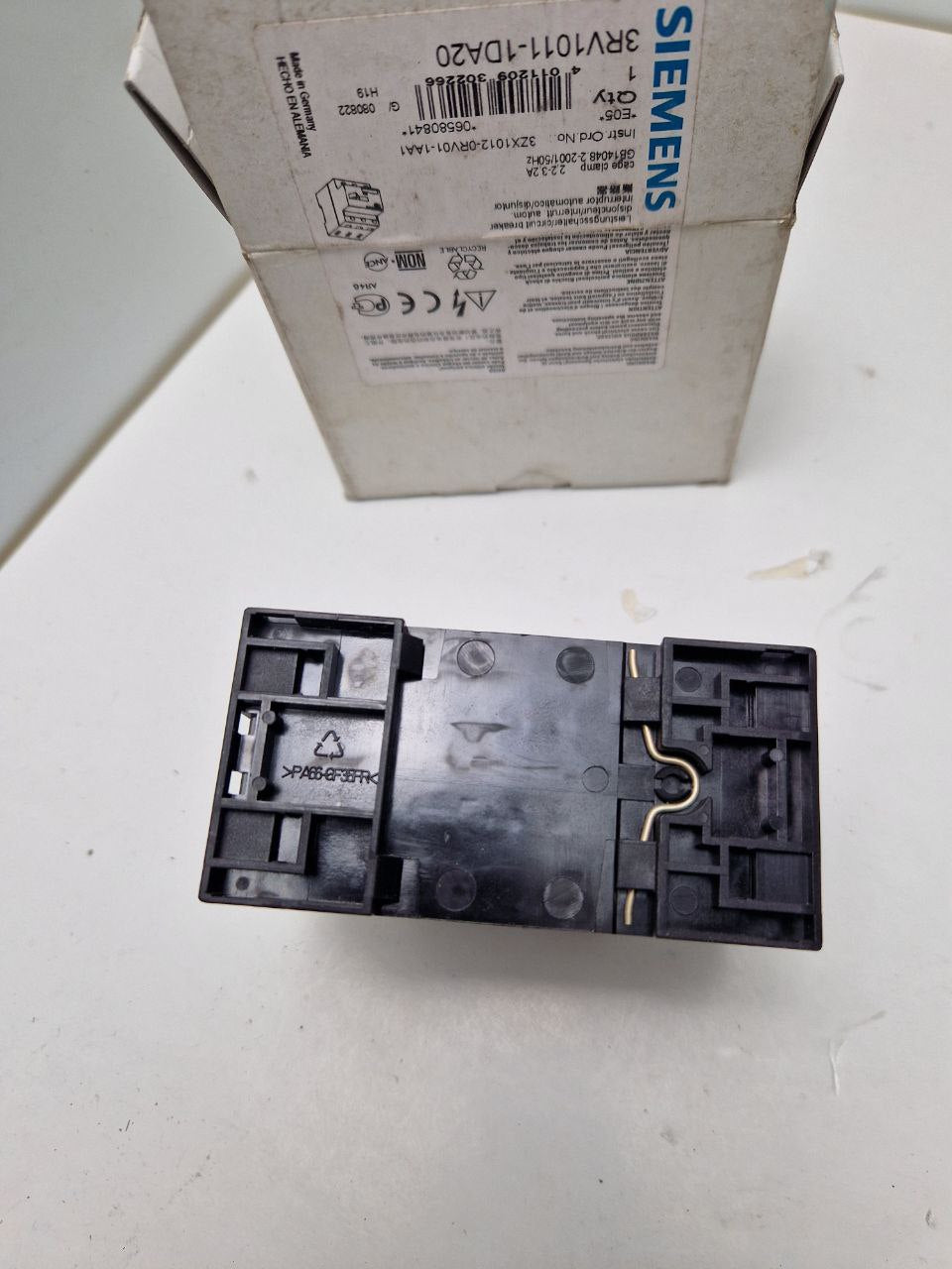 SIEMENS SIRIUS 3RV1011-1DA20, Automatic switch, GB14048.2-2001/50Hz (Request price)
