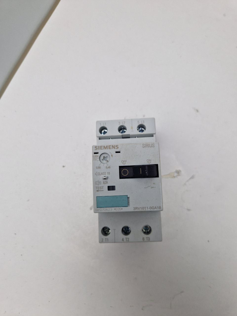 SIEMENS SIRIUS 3RV1011-OGA10, automatic circuit breaker S00 0.45-0.63A (Request price)