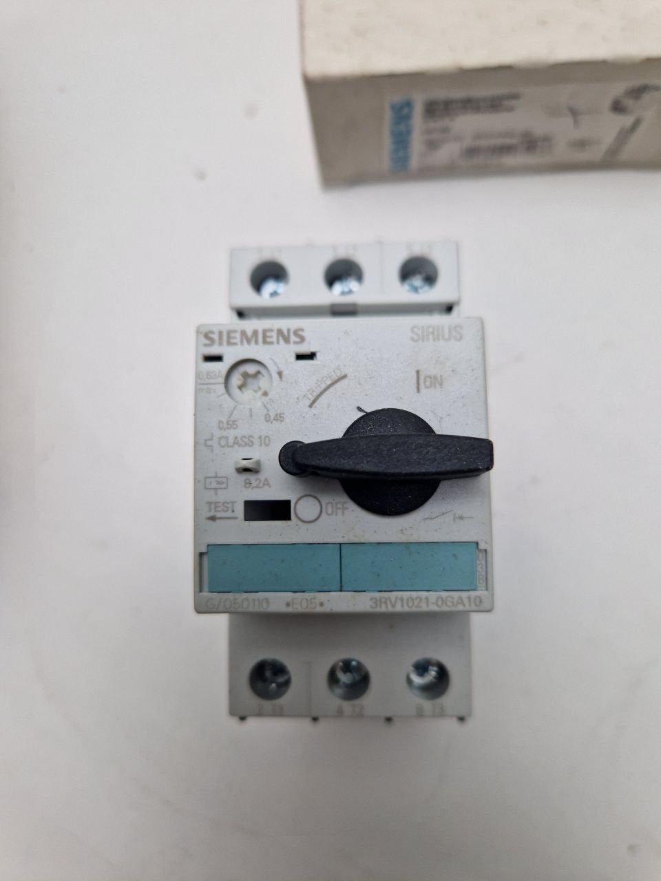 SIEMENS SIRIUS 3RV1021-0GA10, Power switch 0.45-0.63A (Request price)