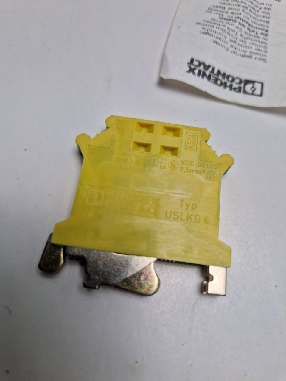 PHOENIX CONTACT USLKG 4 - Ground terminal, 0441012 (Request price)
