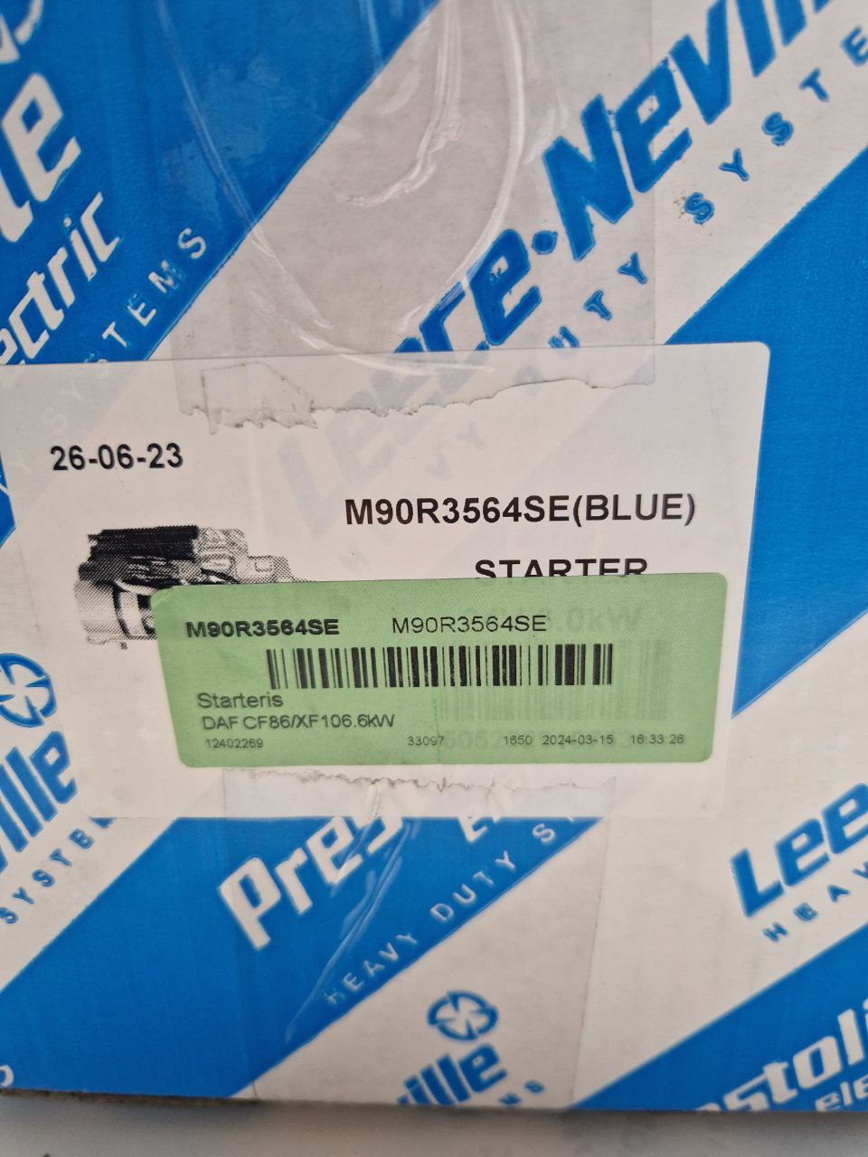 PRESTOLITE ELECTRIC M90R3564SE starter 24V, 6kW (Request price)