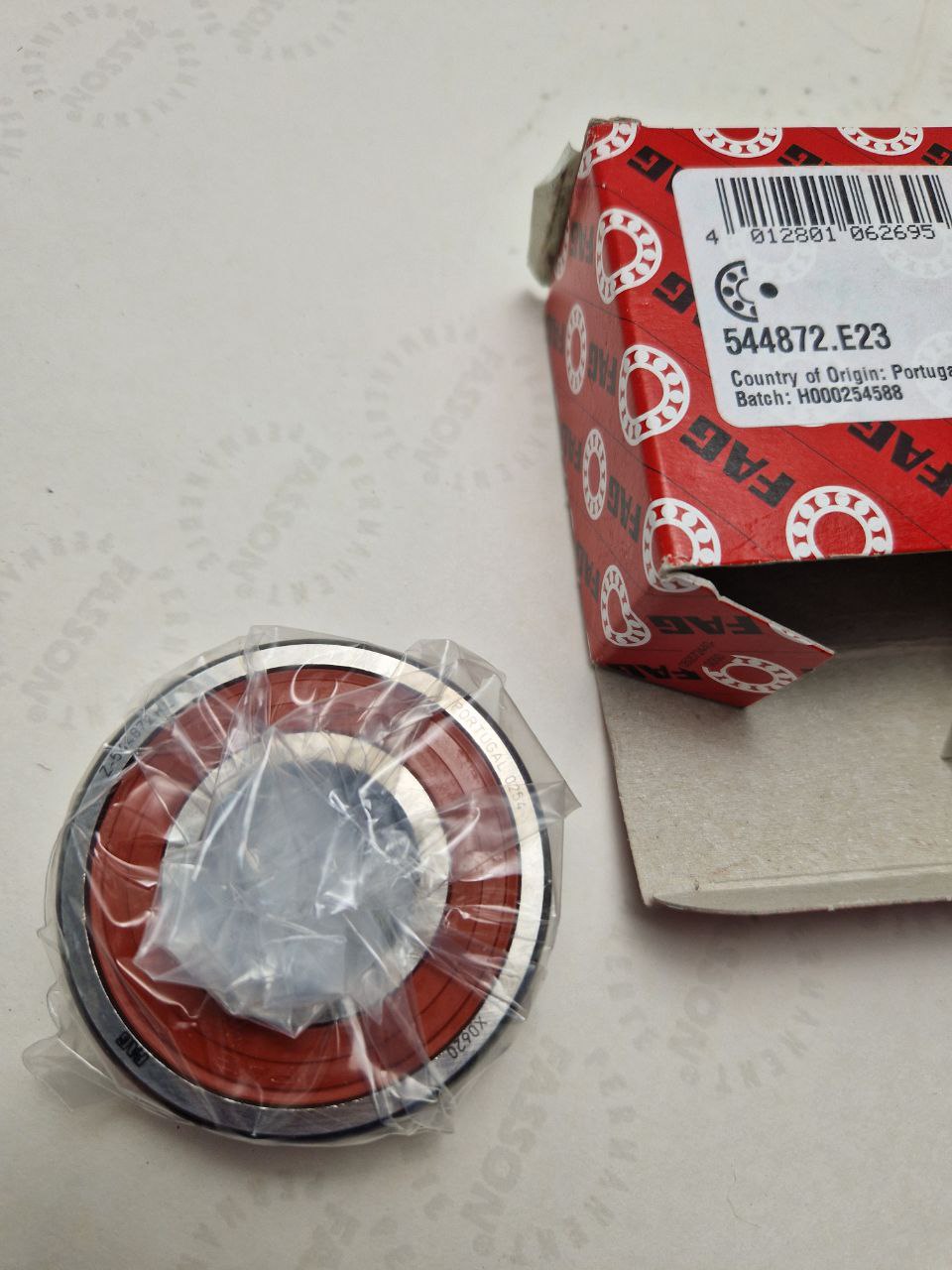 Bearing 544872.E23 ( 25X62X19) FAG, for flywheel of DAF 0661319