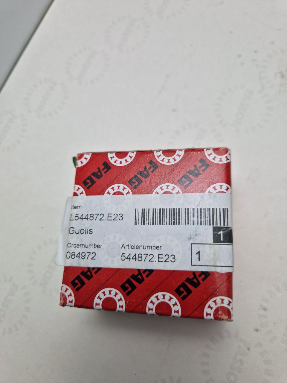 Bearing 544872.E23 ( 25X62X19) FAG, for flywheel of DAF 0661319