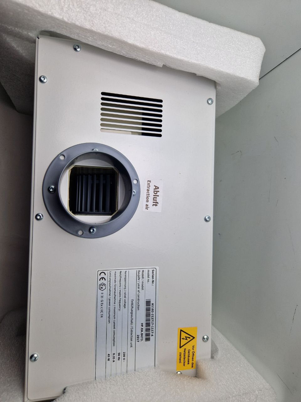 Extraction unit  HF.EA.8473. asecos (Request price)