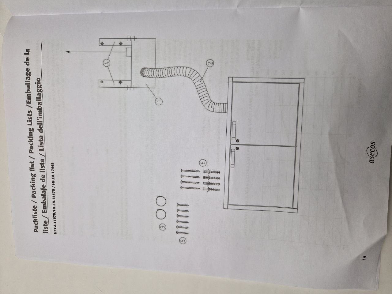 Extraction unit  HF.EA.8473. asecos (Request price)