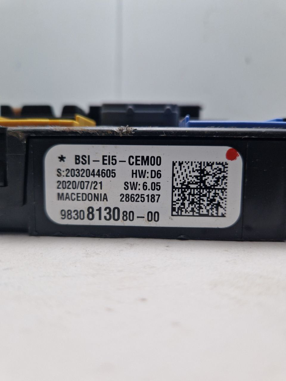 Fuse box BSI-EL5-CEM00, 9830813080-00, S:2032044605 , 28625187, PEUGEOT / CITROEN  (Request price)