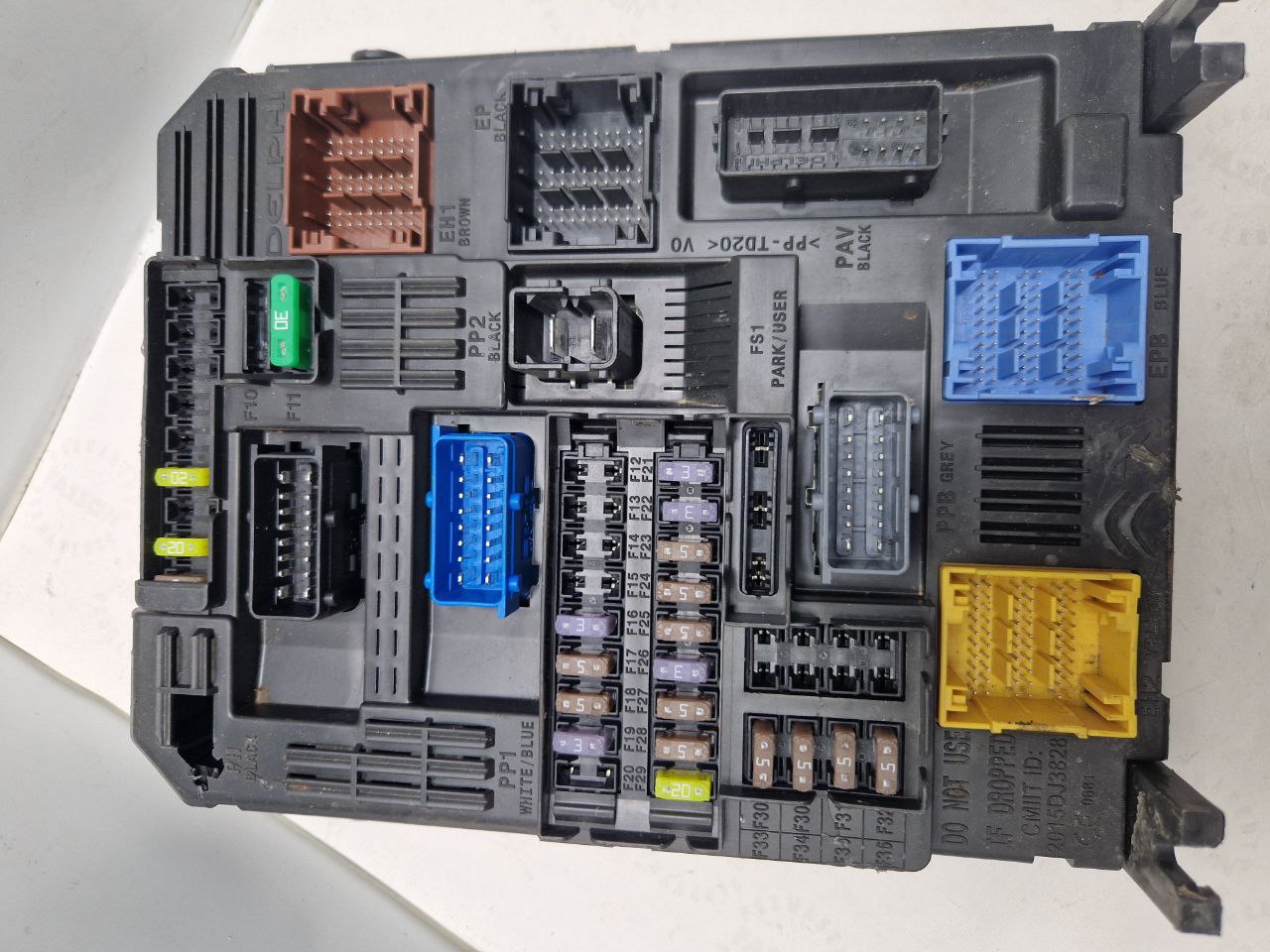 Fuse box BSI-EL5-CEM00, 9830813080-00, S:2032044605 , 28625187, PEUGEOT / CITROEN  (Request price)