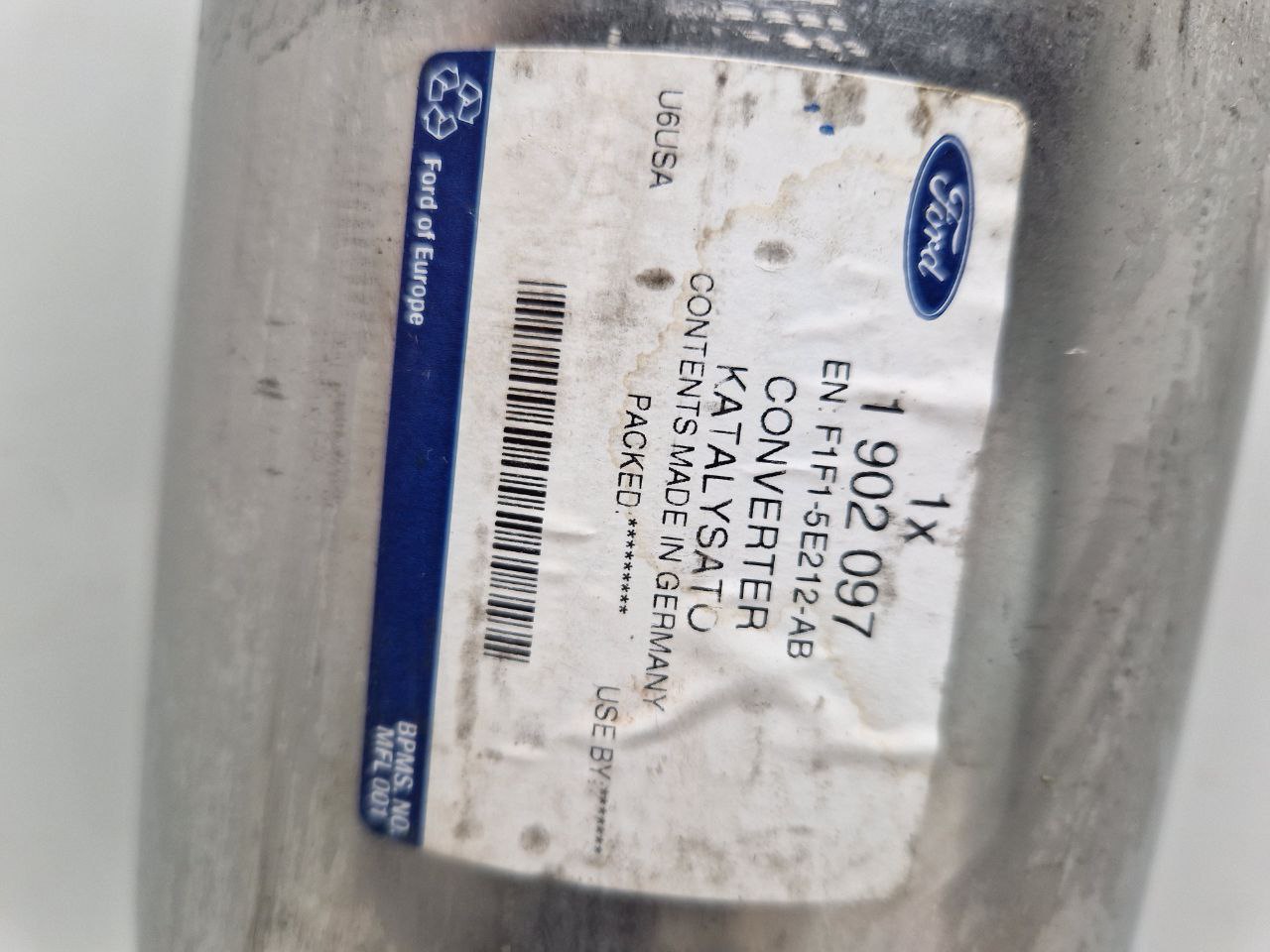 Catalytic Converter Particulate Filter Ford 1 902 097  EN: F1F1-5E212-AB  (Request price)