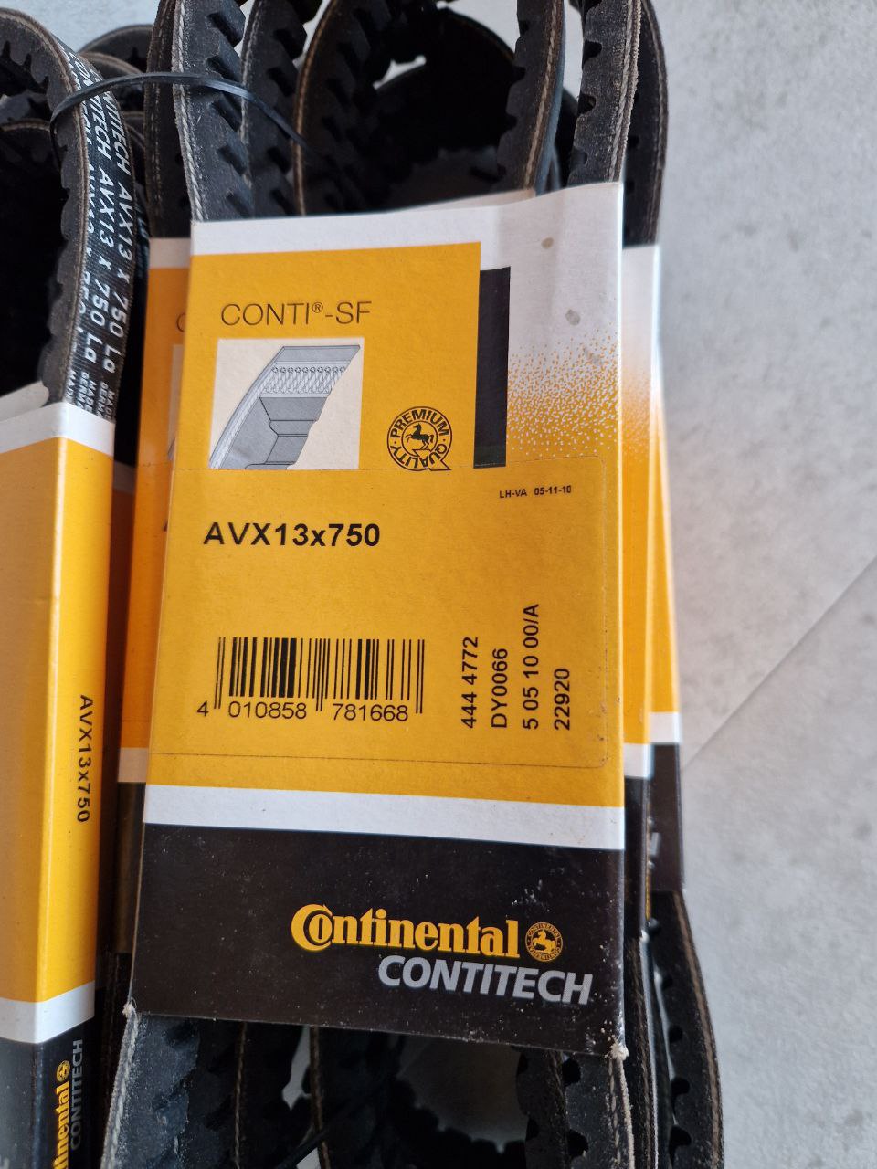 CONTITECH, CONTI-SF AVX13X750 V-Belt (Request price)