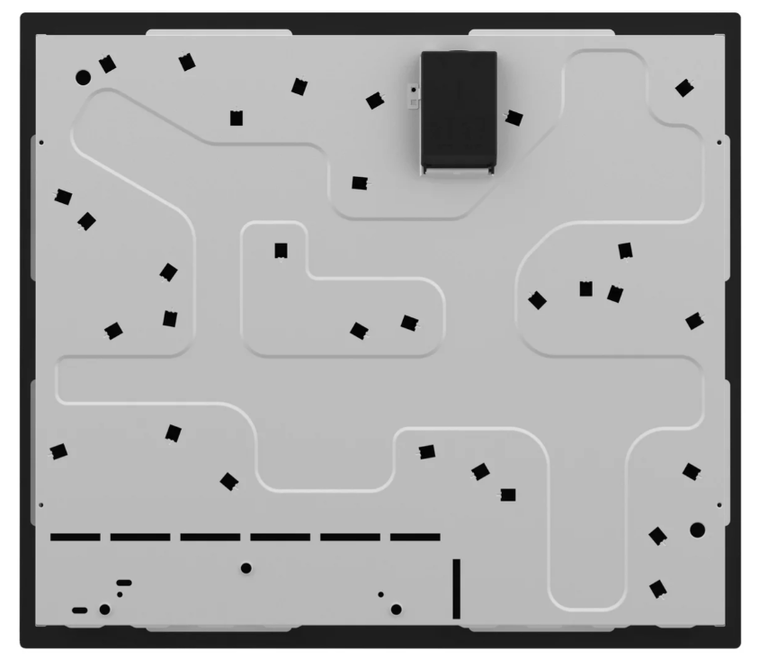 Midea glass ceramic hob 60 cm, 4 zones – MC-6F6004R242