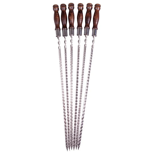 Set of Forester Gorillas BBQ skewers in tarpaulin case (Request price)