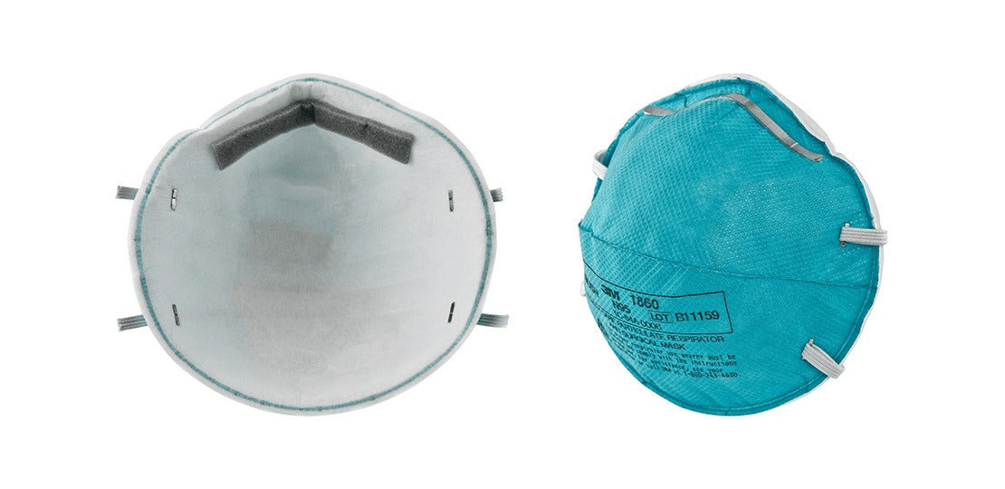 3M 1860 N95 Mask, NIOSH N95 Surgical Respirator  (Request price)