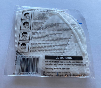 Anhui FFP2 mask ZC-2021 CE 1463, white  (Request price)
