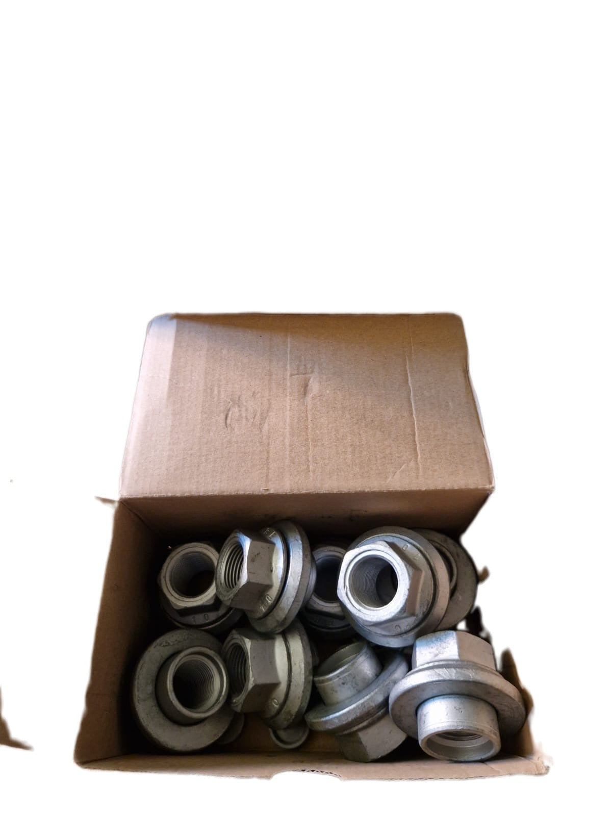 Truck wheel nut, M22x1.5, short, SW 32 mm, With an exposed bolt head  (Request price)