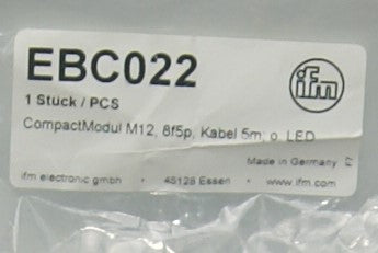 Central distributor EBC022 ZDO8H050MSS0005H19