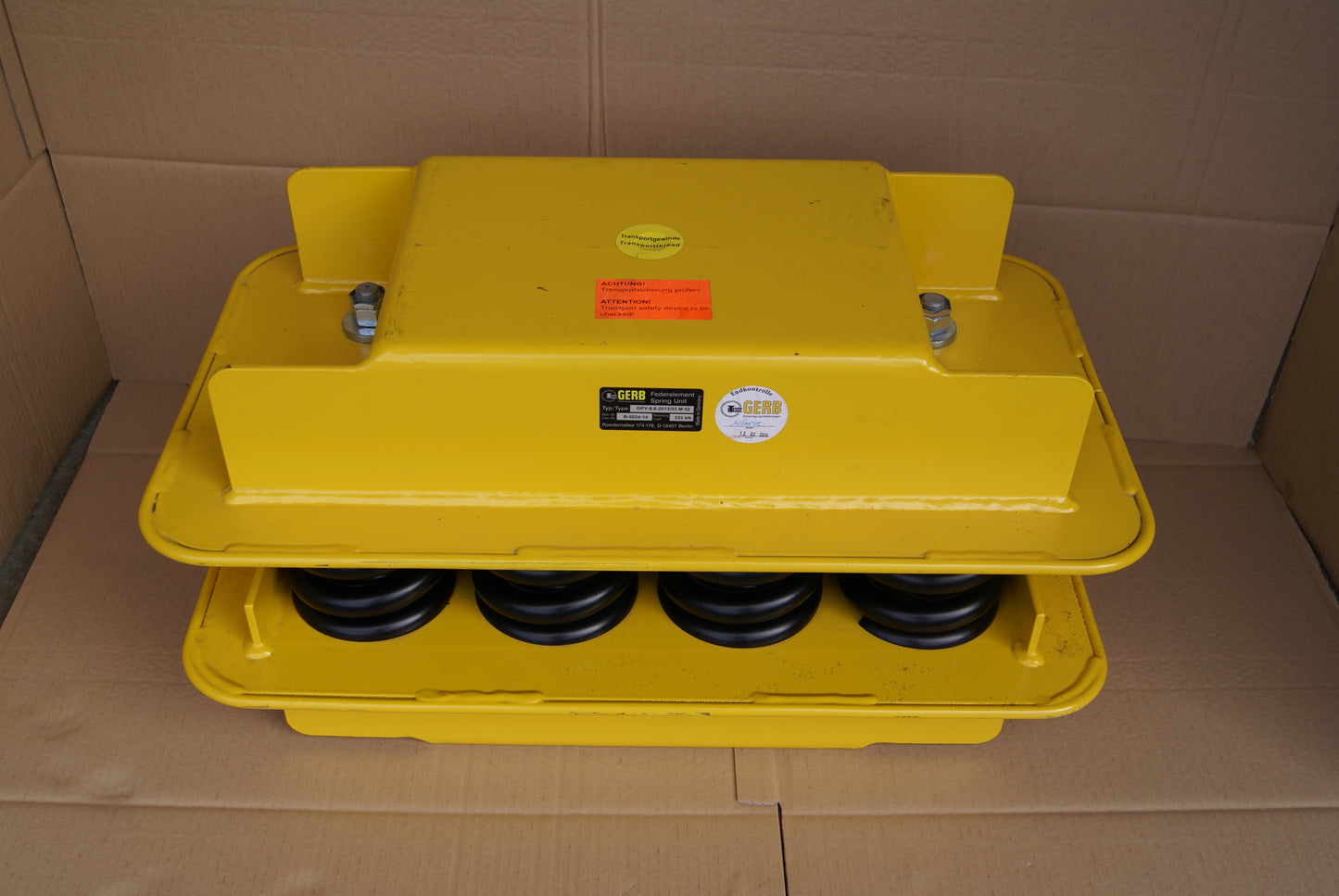 Spring Unit GPY-8.8-2513 33 M 02 GERB - Vibration Isolation (Request p ...