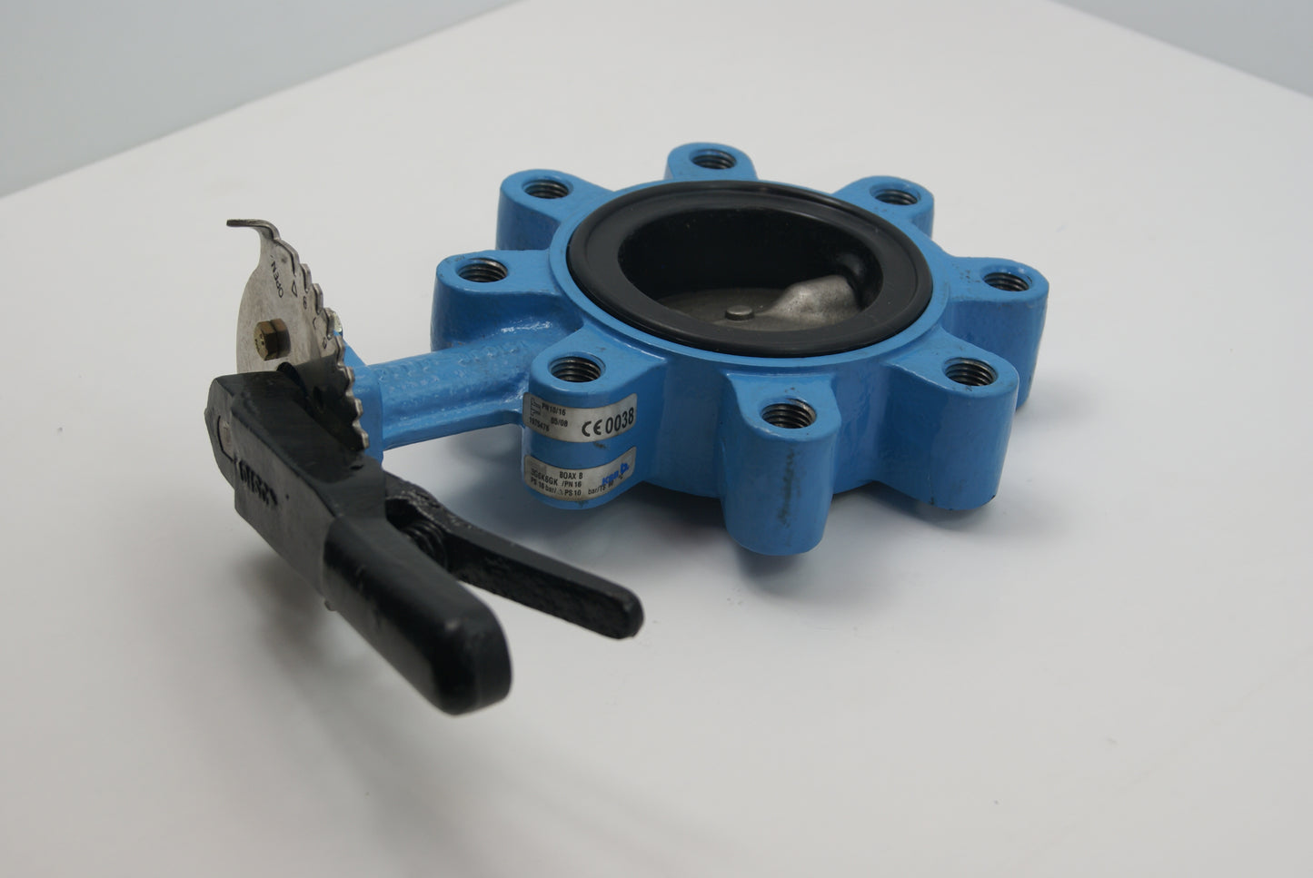 Centered butterfly valve AMRI ACTELEC DN80 PN10-16, Butterfly valve BOAX-B KSB