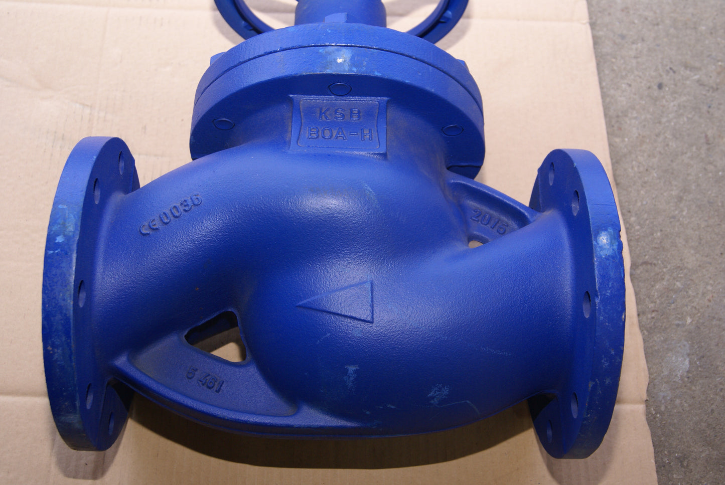 Globe valve BOA-H, DN125, PN16 KSB